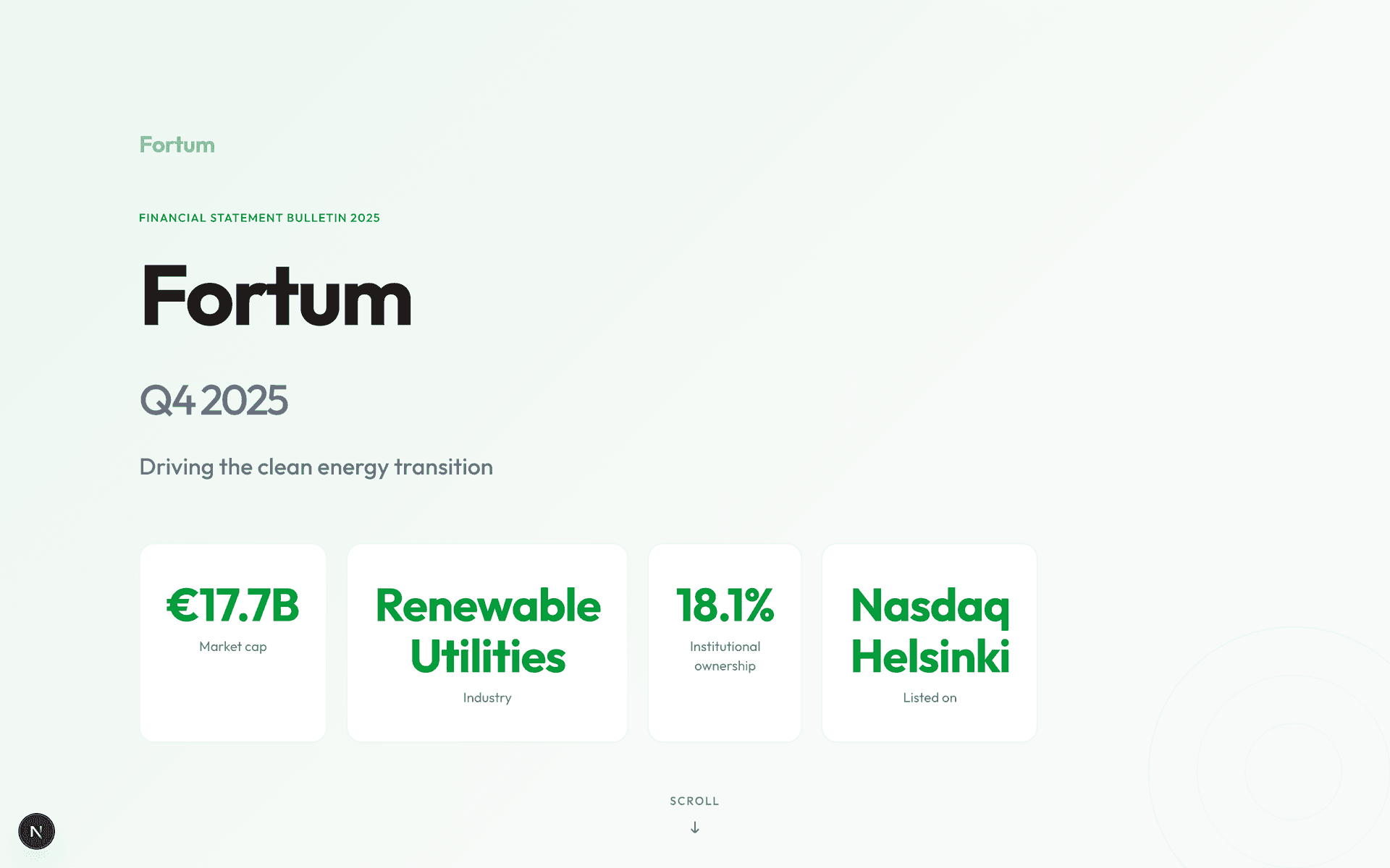 Fortum Oyj interactive report