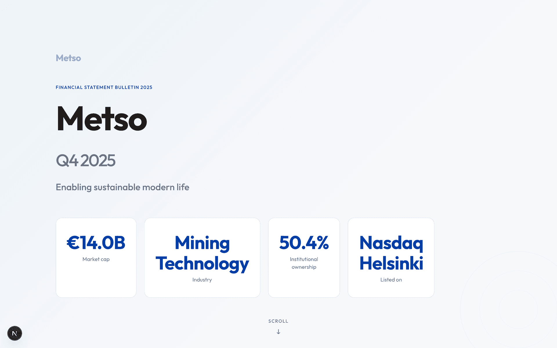 Metso Oyj interactive report